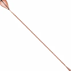 Barlöffel Tropfenform | 40 cm - Kupfer