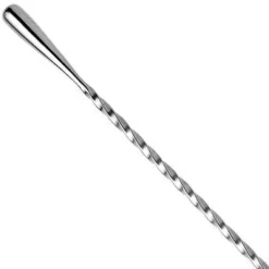Barlöffel Tropfenform | 40 cm - Silber