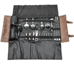 Barrolle mit Cocktailset Deluxe | Braun