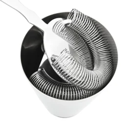 Barsieb mit doppelter Spirale