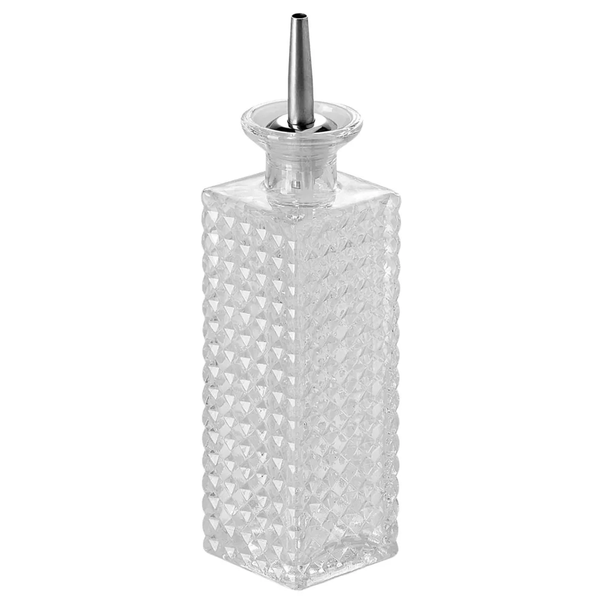 Bitterflasche - Karomuster | viereckig - 230 ml