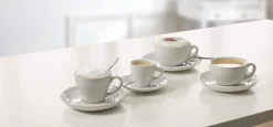 Caffé Latte Untertasse - Italia White | Weiß - Ø 17 cm (6 Stk)