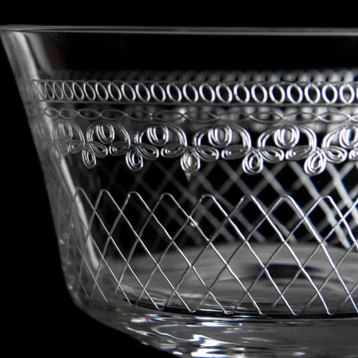 Cocktailglas Retro Fizz | 1910er Verzierung - 200 ml