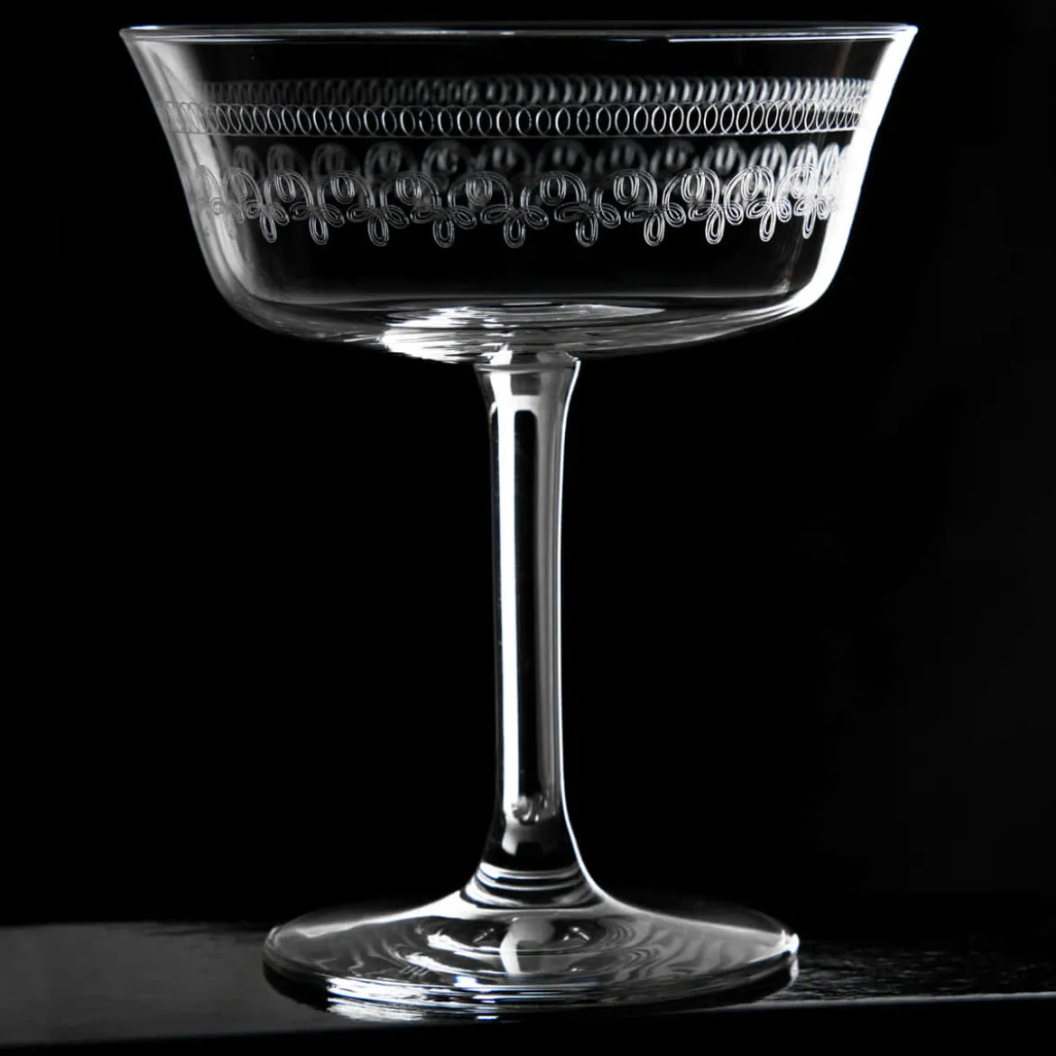 Cocktailglas Retro Fizzio | 1910er Verzierung - 260 ml