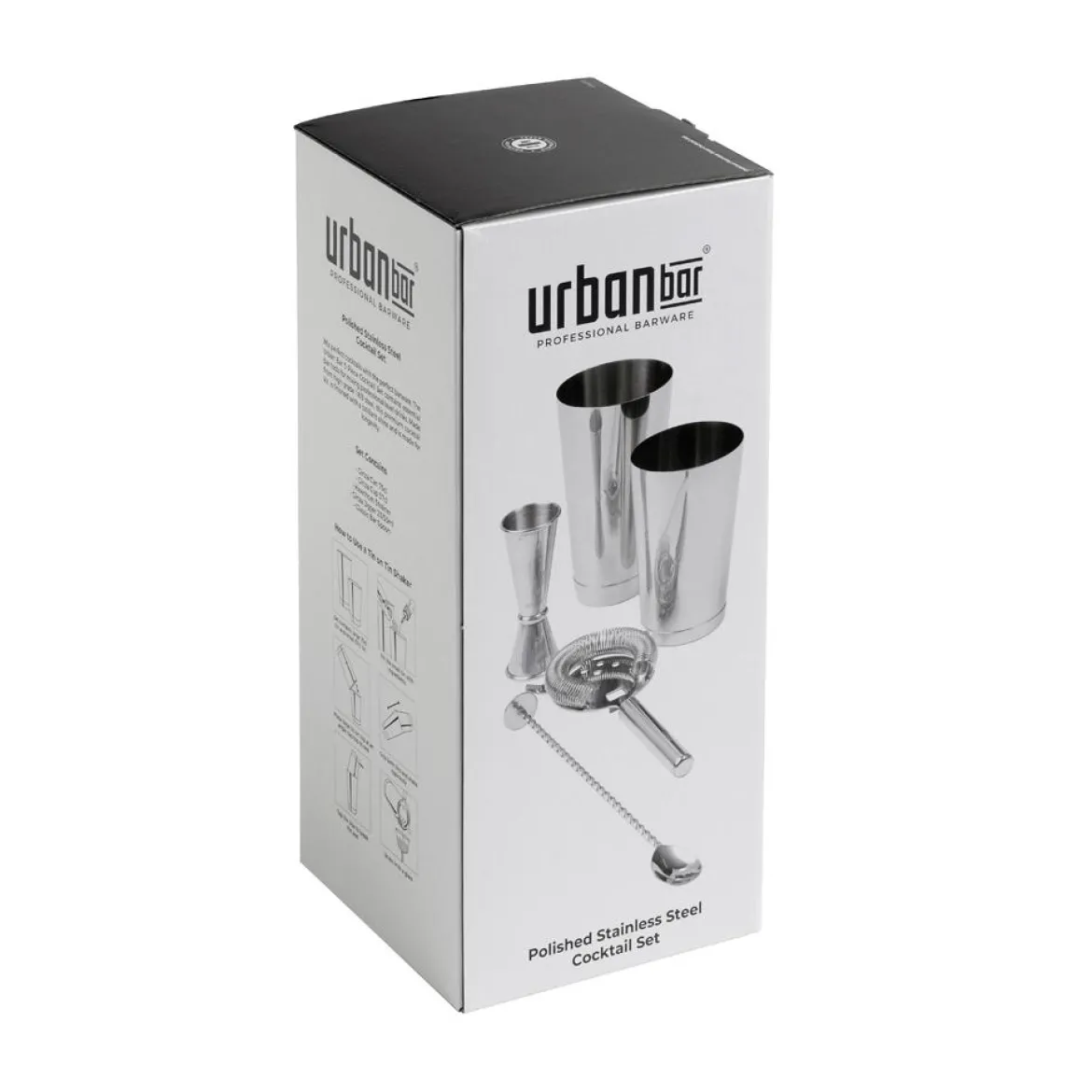 Cocktailset 5-teilig - Geschenkbox | Silber