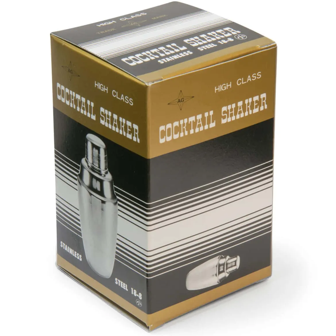 Cocktailshaker Yukiwa AG | dreiteilig - 500 ml - Gold-Platiniert