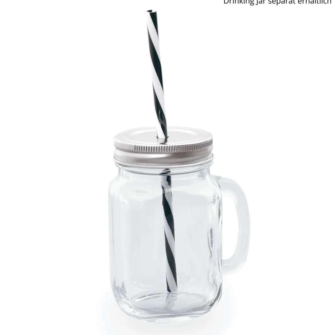 Deckel mit Trinkhalm - für Drinking Jar (6 Stk)