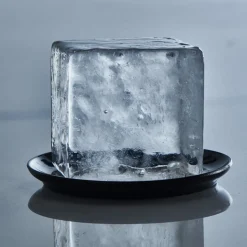 Eiswürfelform mit Deckel – Platin Silikon – Lurch | 6 x 5 cm
