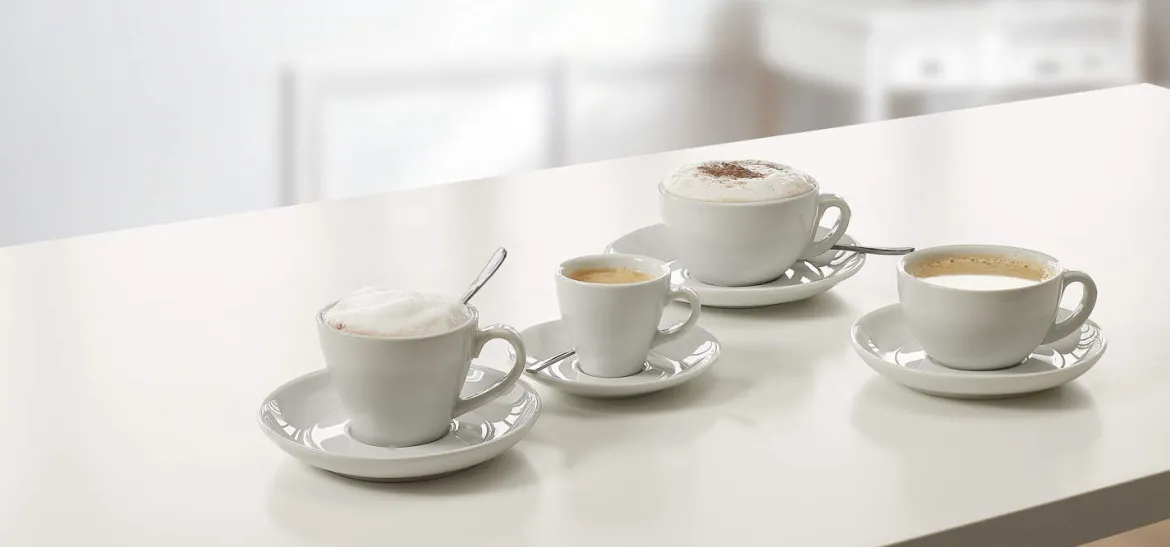 Espresso Doppio Untertasse - Italia White | Weiß - Ø 15,5 cm (6 Stk)