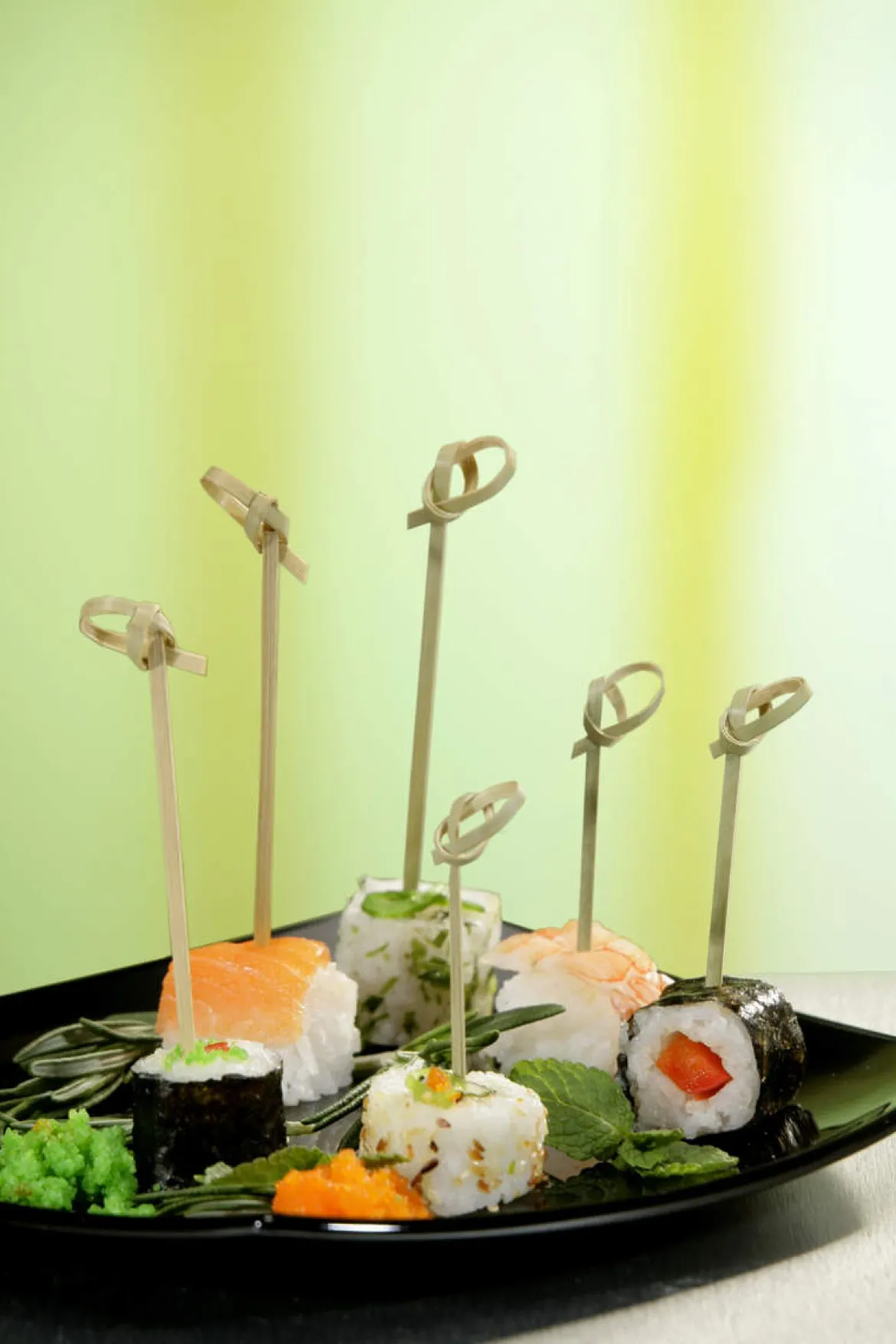 Fingerfood-Spieße "Knoten" | Natur - 18 cm - Papstar Pure (6 x 250 Stk)