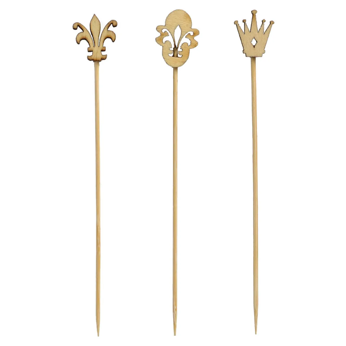 Fingerfood-Spieße "Royal" | 12 cm - Papstar Pure (100 Stk)
