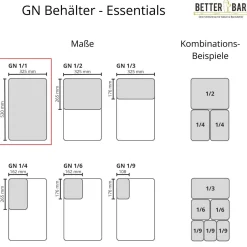 GN 1/1 Deckel - Edelstahl - GN Essentials