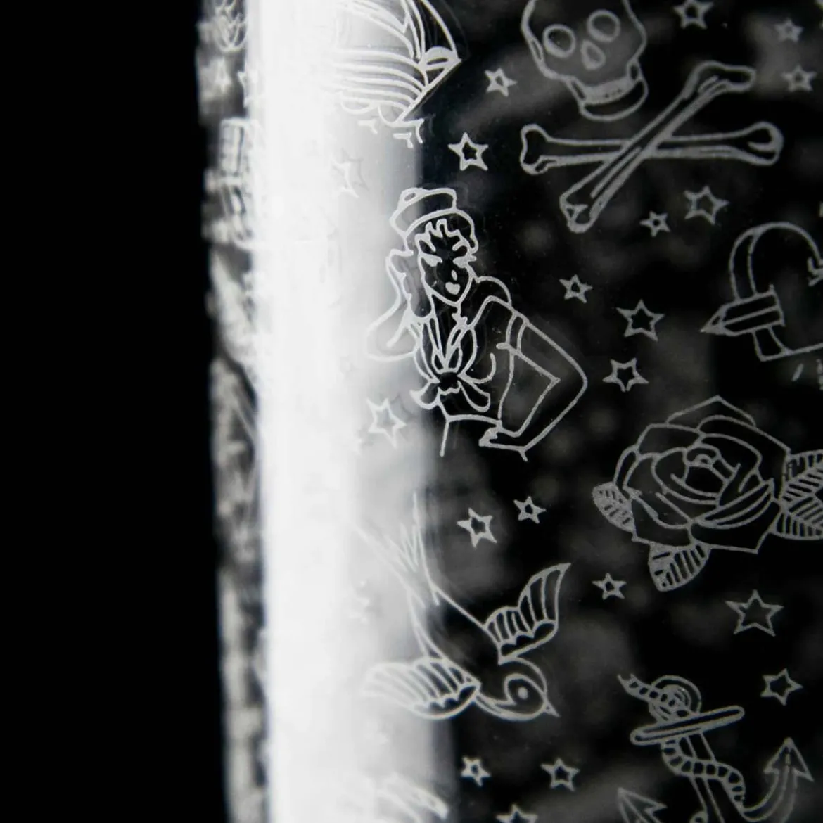 Highball Glas - Tattoo Verzierung | 300 ml (6 Stk)