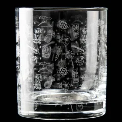 Old Fashioned Glas - Tiki Verzierung | 250ml