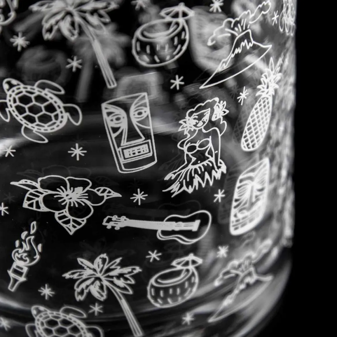 Rührglas Tiki | Verziert - 700 ml