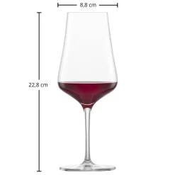 Rotweinweinglas