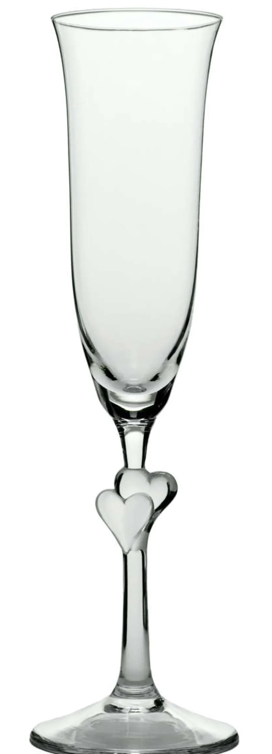 Sektglas L'amour - satiniertes Herz | Stölzle Lausitz | 2 Stk