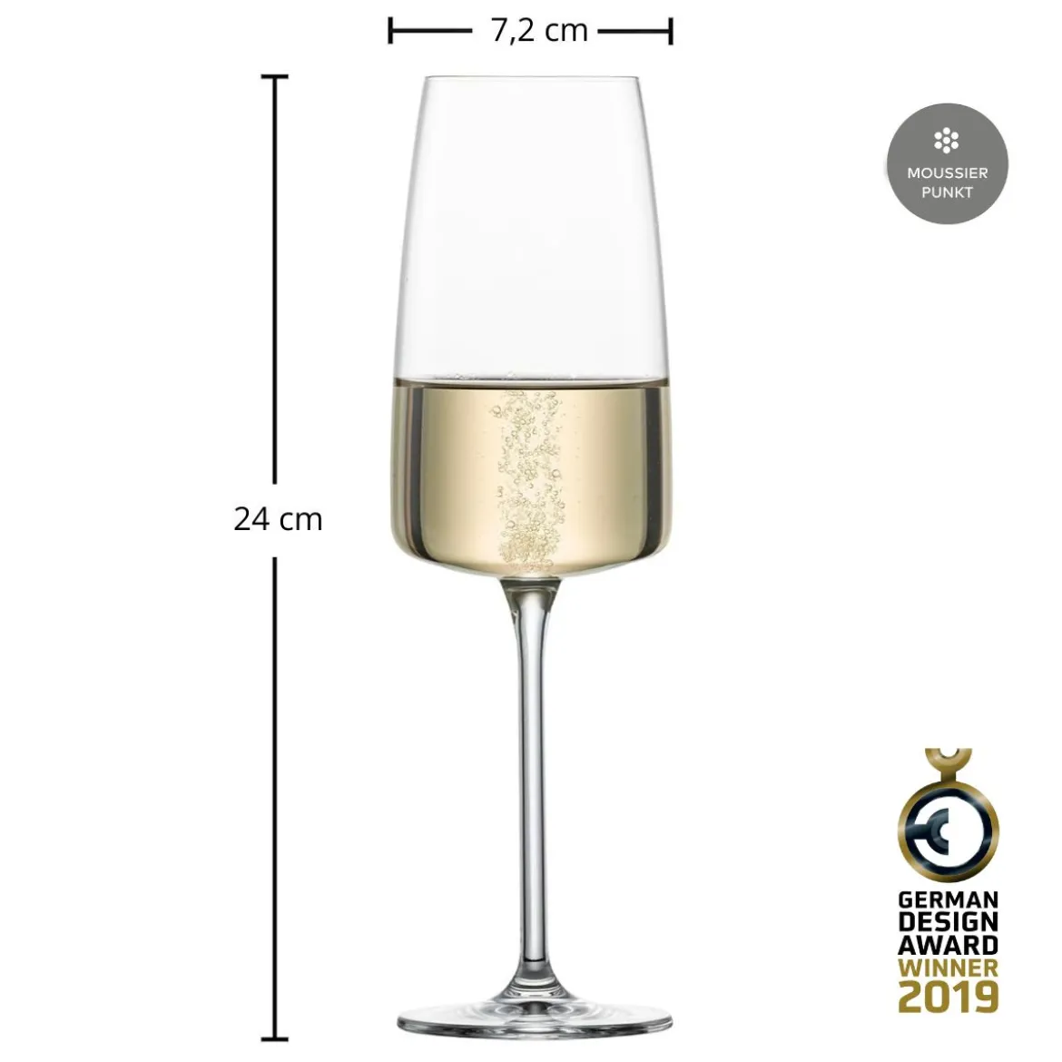 Sektglas | Sensa - Zwiesel Glas | 390 ml (6 Stk)