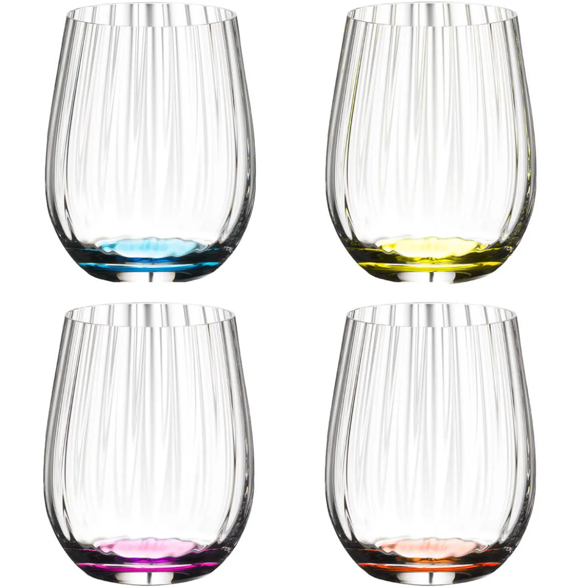 Tumbler bunt - Happy O Optisch | Riedel | 340 ml (4 Stk)